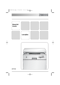 Manual de uso Zanussi ZDF502 Lavavajillas