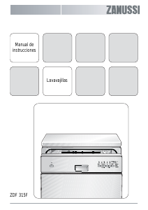 Manual de uso Zanussi ZDF315F Lavavajillas