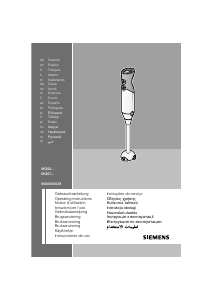 Посібник Siemens MQ67170 Ручний блендер