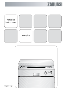 Manual de uso Zanussi ZDF215F Lavavajillas