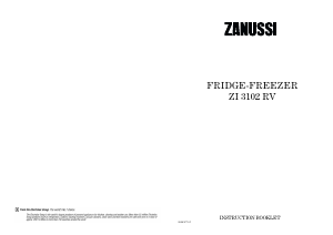 Bruksanvisning Zanussi ZI3102RV Kyl-frys
