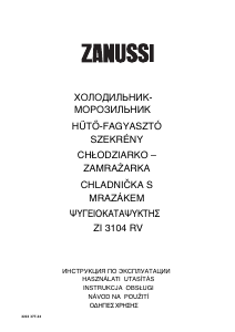 Instrukcja Zanussi ZI3104RV Lodówko-zamrażarka