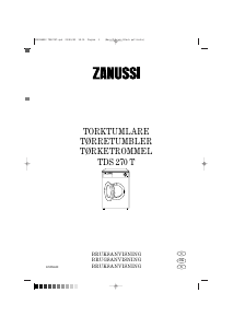 Brugsanvisning Zanussi TDS 270 T Tørretumbler