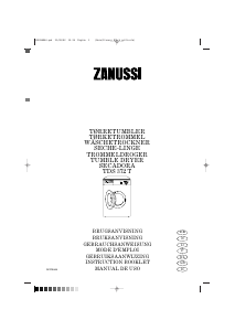 Bedienungsanleitung Zanussi TDS 372 T Trockner