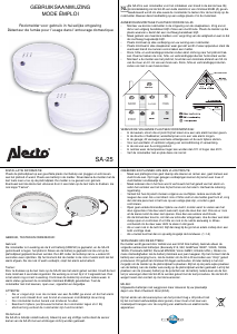 Handleiding Alecto SA-25 Rookmelder