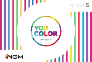 Mode d’emploi NGM You Color Smart 5 Téléphone portable