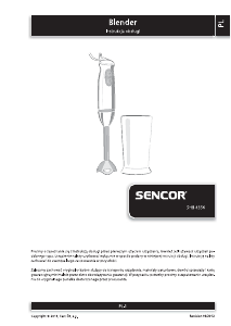 Instrukcja Sencor SHB 4356 Blender ręczny