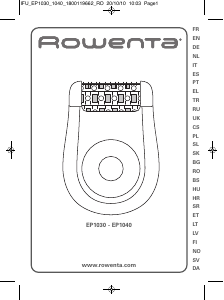 Manual de uso Rowenta EP1030 Depiladora