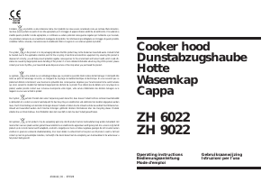 Bruksanvisning Zanussi ZH6022W Köksfläkt