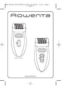 Mode d’emploi Rowenta EP7970 Epilateur