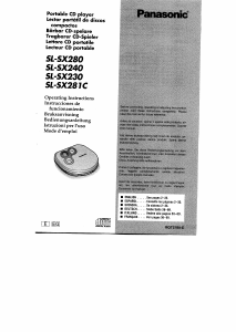 Handleiding Panasonic SL-SX240 Discman