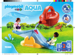 Manuale Playmobil set 70269 1-2-3 Dondolo acquatico con innaffiatoio