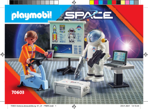 Kullanım kılavuzu Playmobil set 70603 Space Astronot