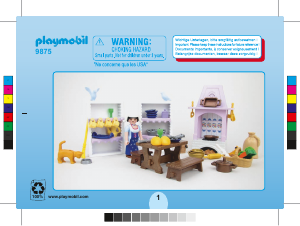 Handleiding Playmobil set 9875 Fairy Tales Kasteelkeuken