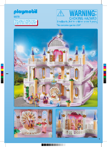 Manuale Playmobil set 9879 Fairy Tales Castello incantato