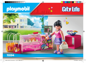 Handleiding Playmobil set 70594 City Life Mode-accessoires