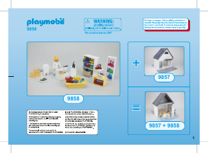 Mode d’emploi Playmobil set 9858 City Life Aménagement pour pharmacie