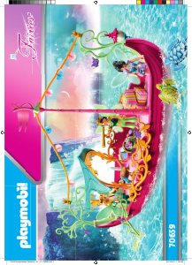 Bedienungsanleitung Playmobil set 70659 Fairy World Romantisches Feenboot