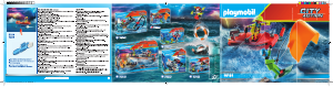 Manuale Playmobil set 70144 Rescue Tender di salvataggio della guardia costiera