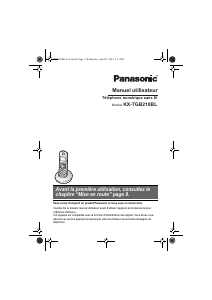 Mode d’emploi Panasonic KX-TGB210BL Téléphone sans fil