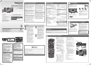 Mode d’emploi Panasonic SC-HC27EF-S Stéréo