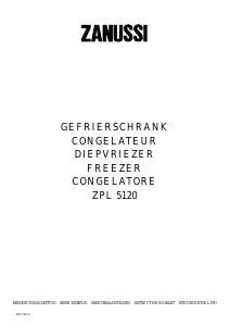 Bedienungsanleitung Zanussi ZPL5120 Kühlschrank