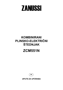 Priručnik Zanussi ZCM551NM Raspon