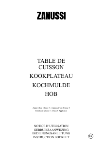 Mode d’emploi Zanussi ZAF2GX/2 Table de cuisson