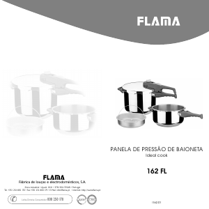 Handleiding Flama 162FL Snelkookpan