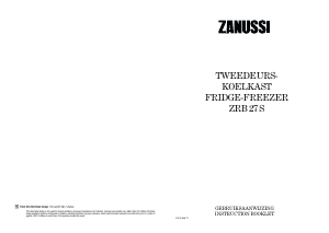 Bruksanvisning Zanussi ZRB27S Kyl-frys