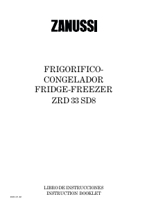 Bruksanvisning Zanussi ZRD33SD8 Kyl-frys