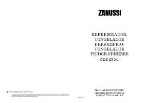 Manual de uso Zanussi ZRD23SC Frigorífico combinado
