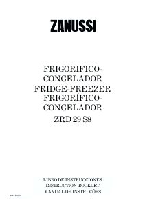 Bruksanvisning Zanussi ZRD29S8 Kyl-frys