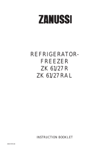 Bruksanvisning Zanussi ZK61/27R Kyl-frys