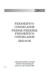 Manual Zanussi ZRD33S8 Fridge-Freezer
