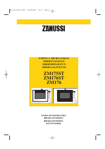 Käyttöohje Zanussi ZM175STX Mikroaaltouuni
