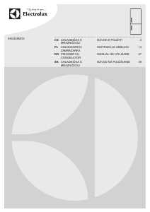 Manuál Electrolux EN3458MOX Lednice s mrazákem