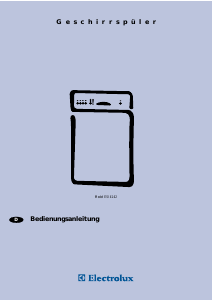 Bedienungsanleitung Electrolux ESI4142W Geschirrspüler