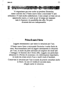 Manuale Electrolux EMM1871 Microonde