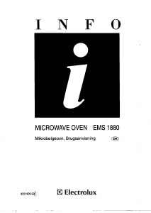 Brugsanvisning Electrolux EMS1880 Mikroovn