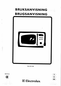 Bruksanvisning Electrolux EMS1882-S Mikrovågsugn