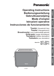 Bruksanvisning Panasonic NT-DP1BXE Brödrost
