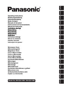 Mode d’emploi Panasonic NN-E221MMEPG Micro-onde