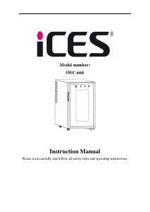 Manual ICES IWC-660 Wine Cabinet