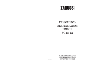 Manual de uso Zanussi ZC260R2 Refrigerador