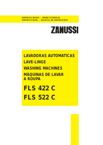 Mode d’emploi Zanussi FLS 422 C Lave-linge