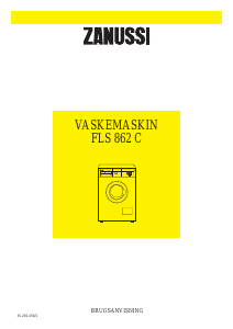 Brugsanvisning Zanussi FLS 862 C Vaskemaskine