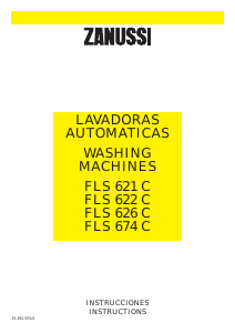 Manual de uso Zanussi FLS 621 C Lavadora