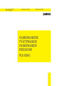 Brugsanvisning Zanussi FLS 1024 C Vaskemaskine