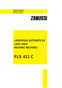 Mode d’emploi Zanussi FLS 411 C Lave-linge